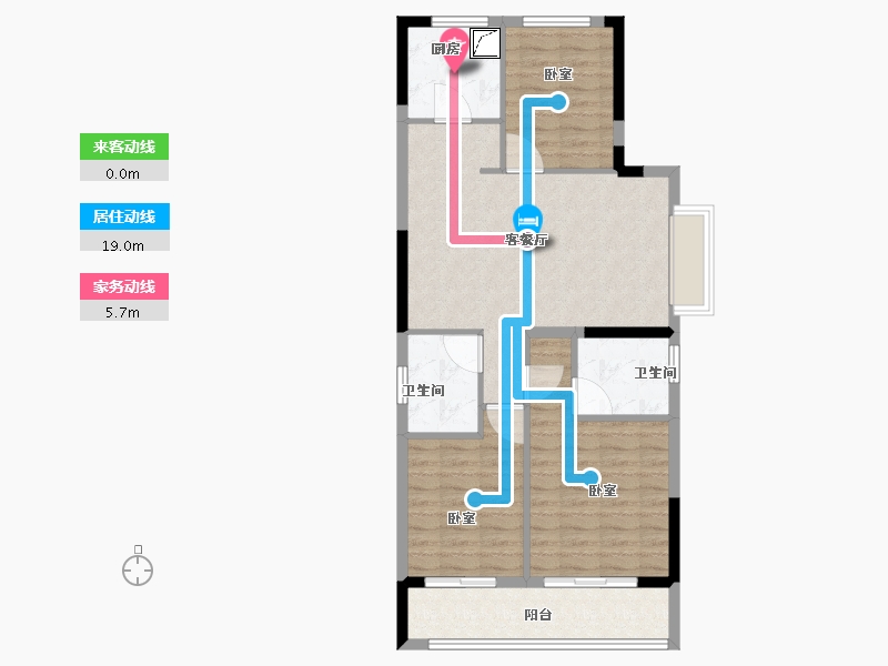 浙江省-宁波市-德信东境-82.00-户型库-动静线