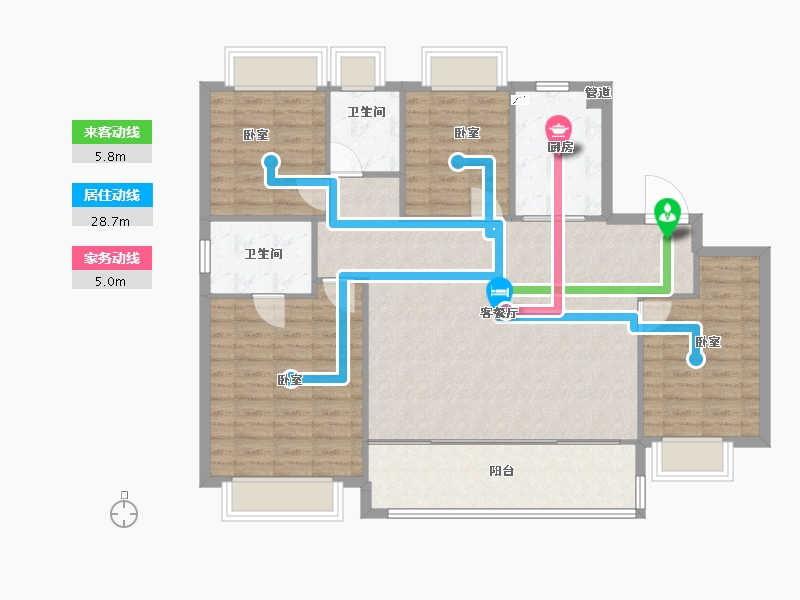 江苏省-南京市-建发珺和府-112.00-户型库-动静线