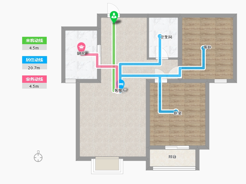 河北省-邢台市-领世城邦-75.42-户型库-动静线