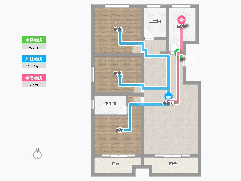 河南省-焦作市-众圣·四季花城-92.62-户型库-动静线