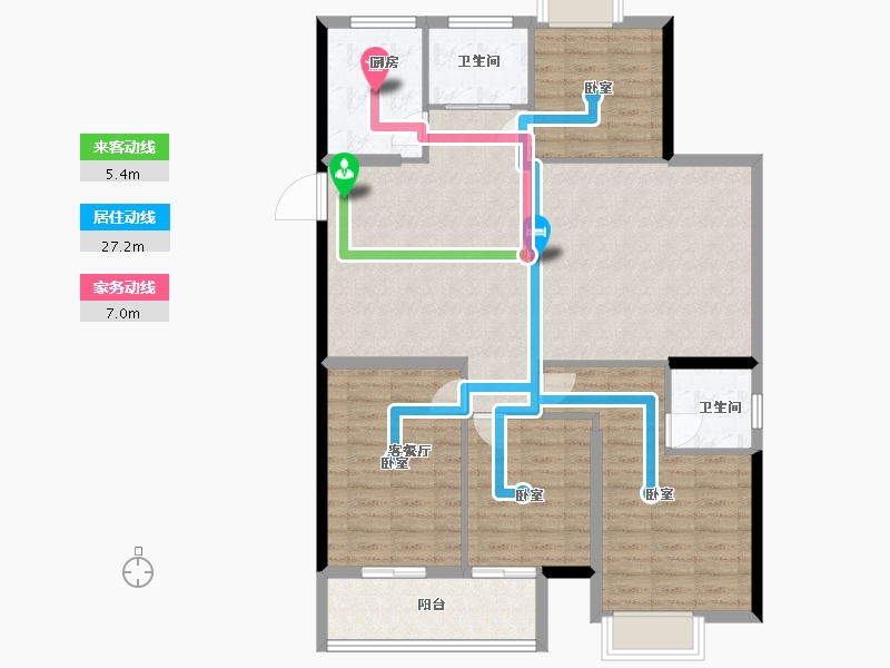 福建省-宁德市-武夷·天悦儒郡-113.00-户型库-动静线