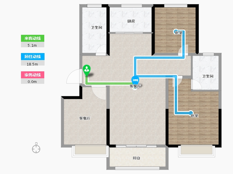 山东省-济南市-中康百合新城-140.00-户型库-动静线