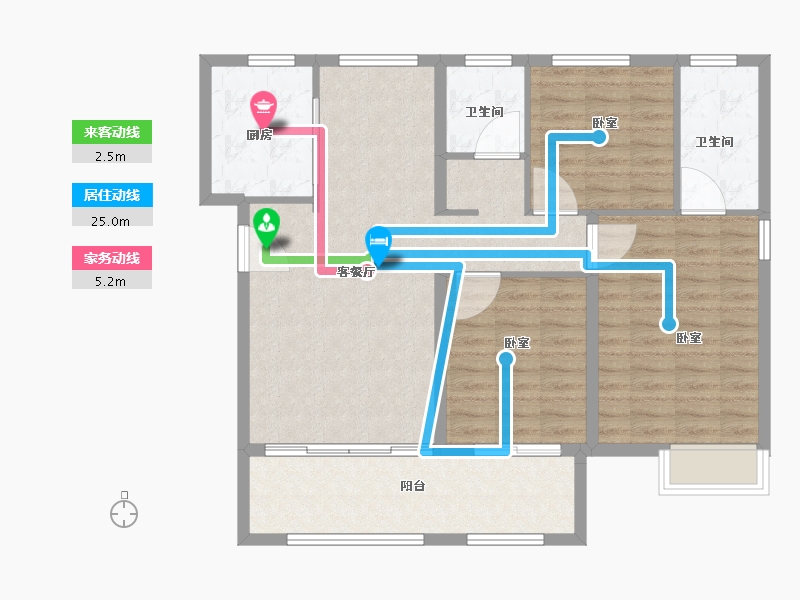 山东省-济南市-远洋湖印都会-100.01-户型库-动静线