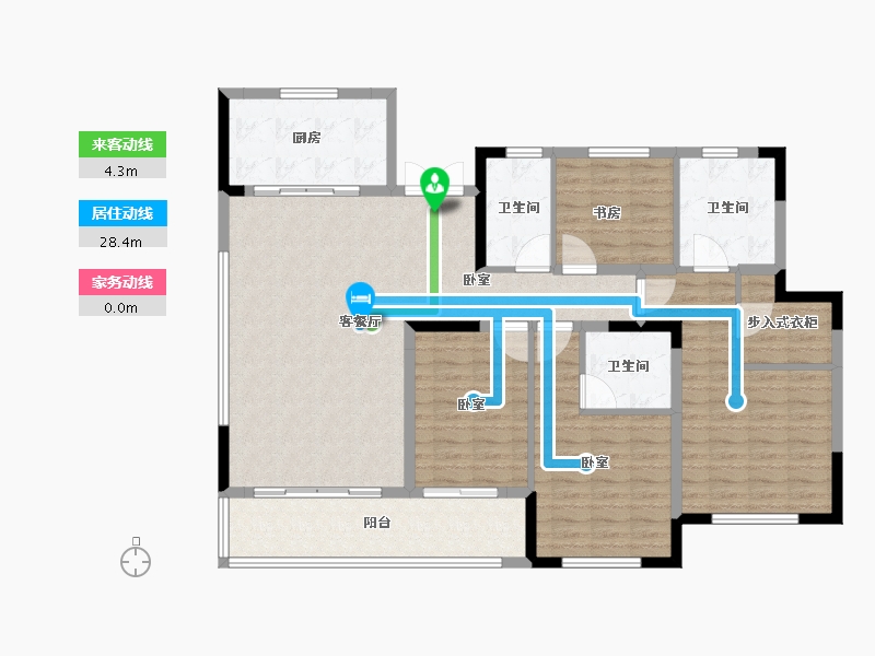 江苏省-常州市-路劲铂樾-134.00-户型库-动静线