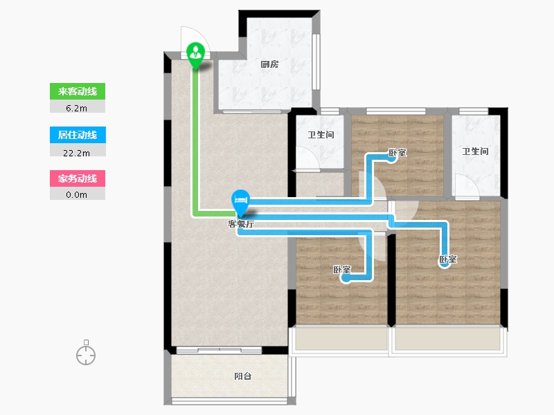 安徽省-黄山市-紫阳兰亭-92.00-户型库-动静线