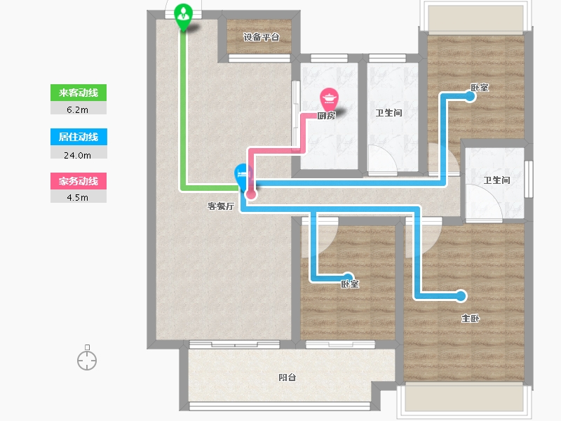 河南省-信阳市-商城建业府-100.00-户型库-动静线