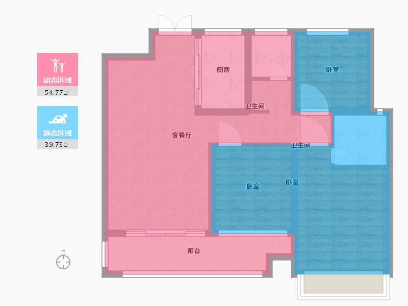 河南省-驻马店市-巨源城-84.00-户型库-动静分区