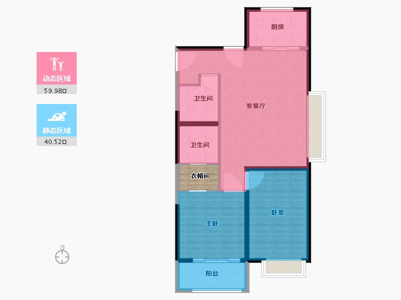 山西省-太原市-禧悦城-95.01-户型库-动静分区