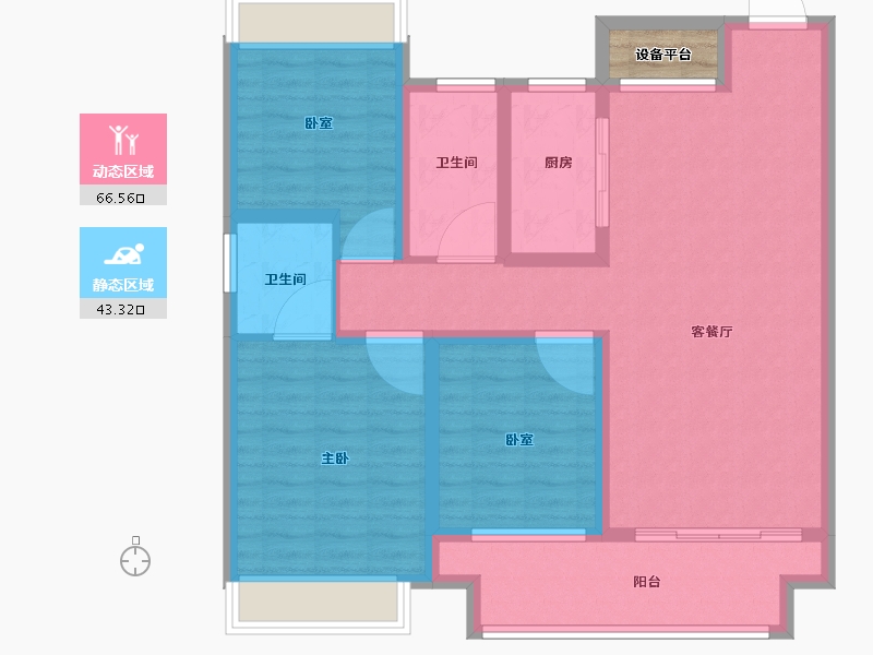 河南省-信阳市-商城建业府-100.00-户型库-动静分区