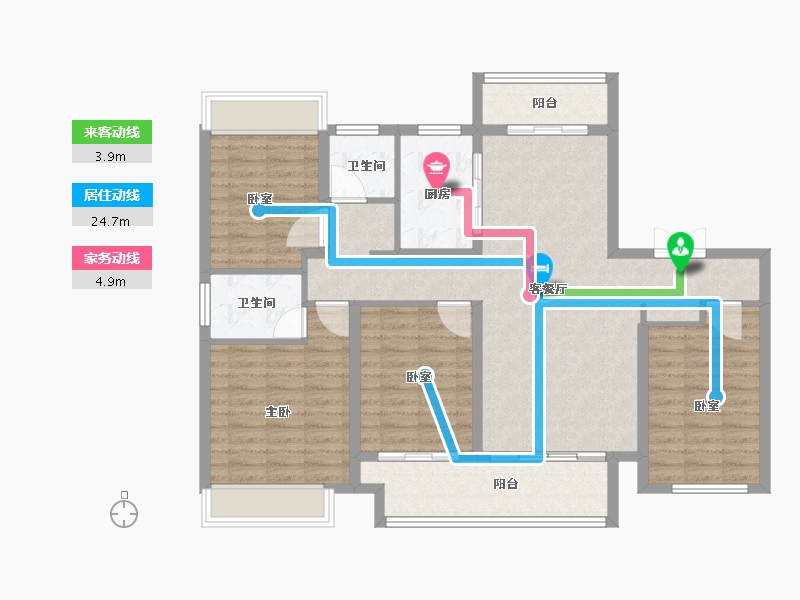 河南省-信阳市-商城建业府-112.00-户型库-动静线