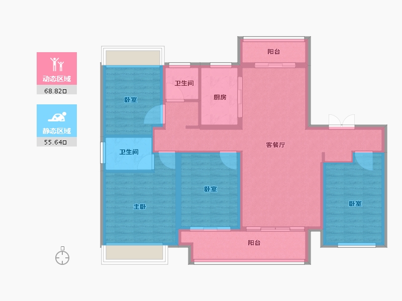 河南省-信阳市-商城建业府-112.00-户型库-动静分区