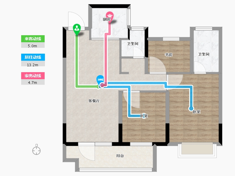 山东省-枣庄市-汇众·云之上-87.00-户型库-动静线