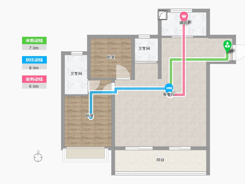 安徽省-合肥市-长歌云麓大观-91.00-户型库-动静线