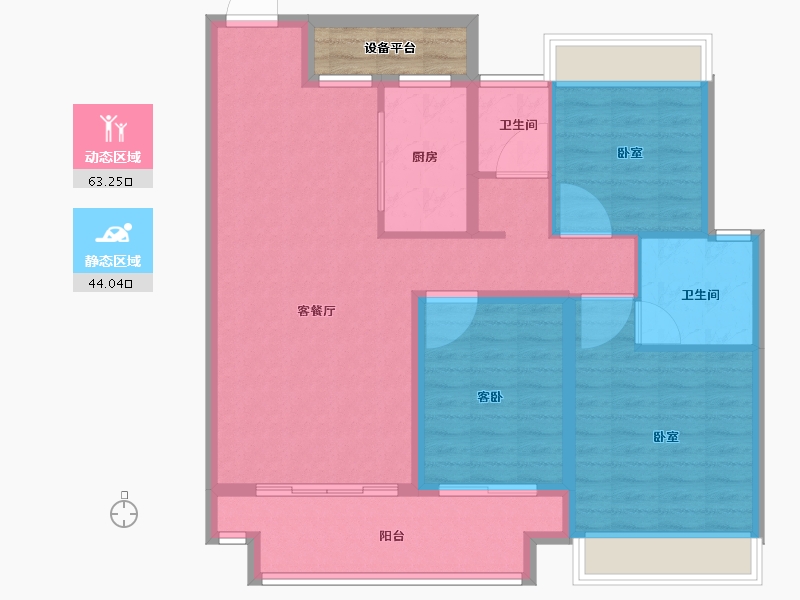 河南省-信阳市-商城建业府-100.00-户型库-动静分区