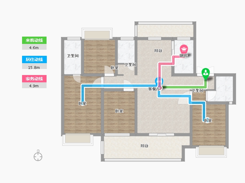 河南省-驻马店市-巨源城-132.00-户型库-动静线