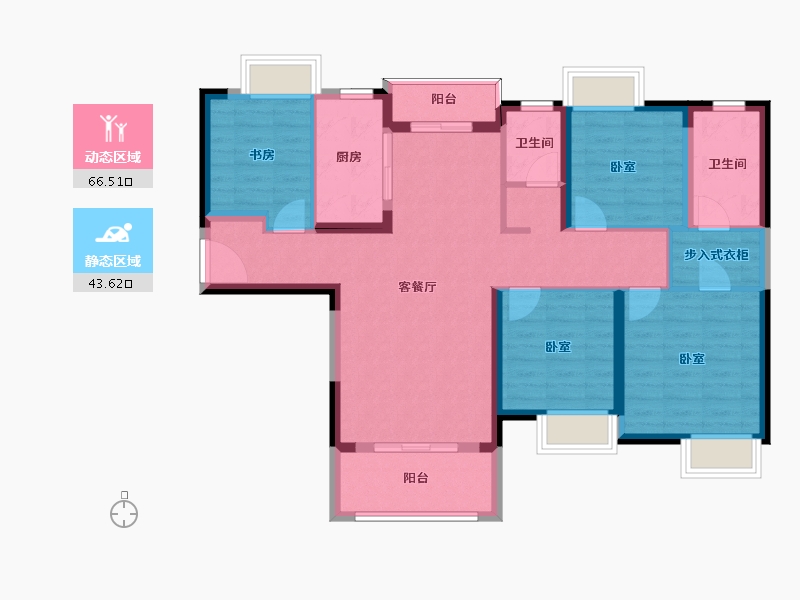 湖北省-武汉市-光谷悦城2期-98.01-户型库-动静分区