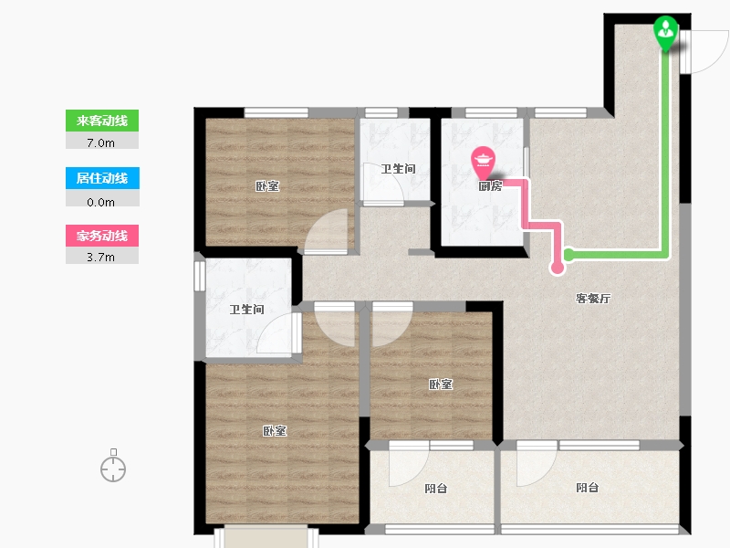 山东省-青岛市-中国铁建中心-102.00-户型库-动静线