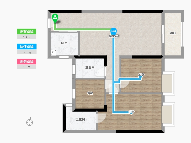 湖北省-宜昌市-建投见山-79.90-户型库-动静线