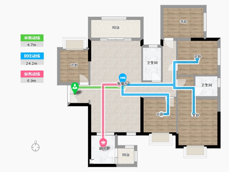 广西壮族自治区-南宁市-建工城-118.32-户型库-动静线