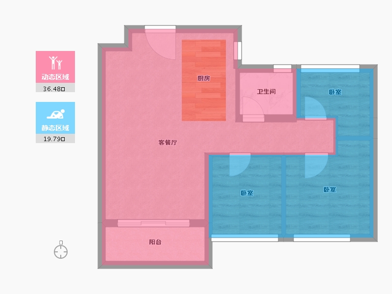 广东省-广州市-力迅·云筑-50.06-户型库-动静分区