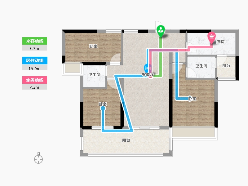 广东省-湛江市-徐闻·鼎龙城-92.10-户型库-动静线