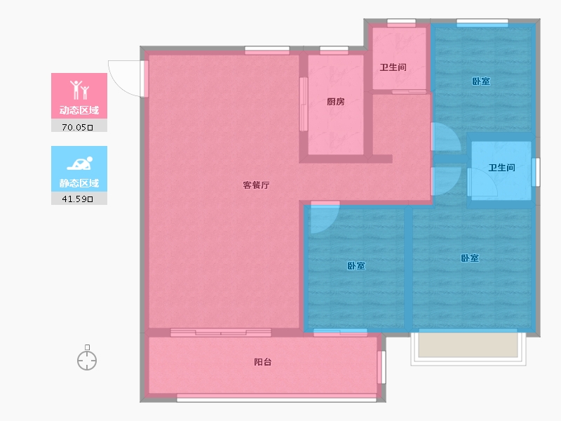 河南省-驻马店市-未来书香里-100.01-户型库-动静分区