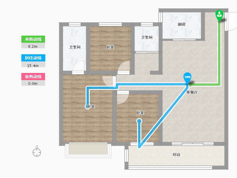 河南省-驻马店市-未来书香里-94.37-户型库-动静线