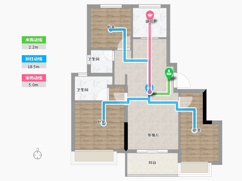 江苏省-淮安市-叶语书院-80.81-户型库-动静线