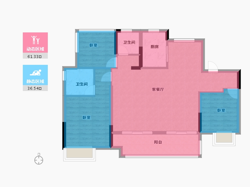 安徽省-合肥市-云栖麓-88.00-户型库-动静分区