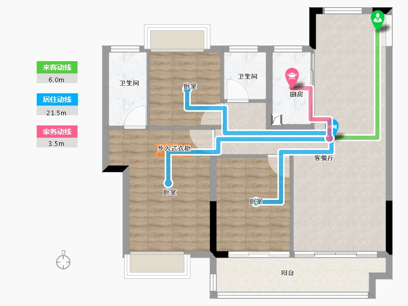 江西省-赣州市-嘉福·樾府-96.01-户型库-动静线