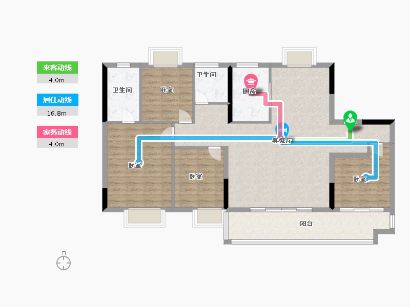 江西省-南昌市-祥生府-116.00-户型库-动静线