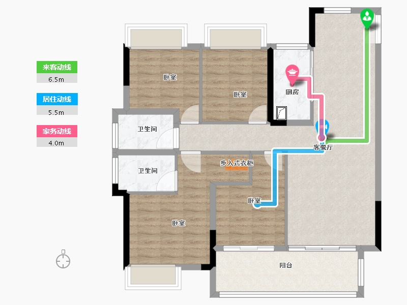 江西省-赣州市-嘉福·樾府-102.00-户型库-动静线