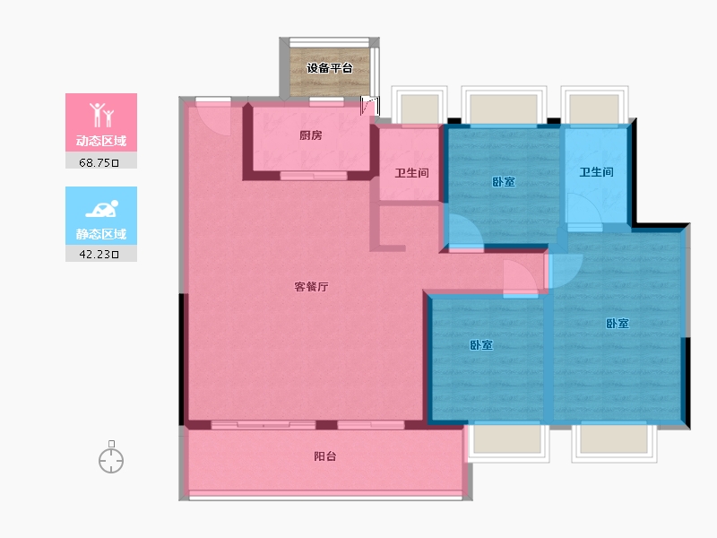 江苏省-南通市-海纳春江-102.01-户型库-动静分区