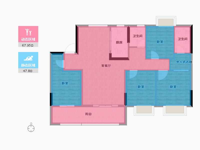 江西省-赣州市-启迪（赣州）科技城-104.15-户型库-动静分区