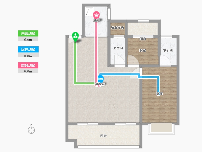 安徽省-安庆市-东方城市公园-95.01-户型库-动静线