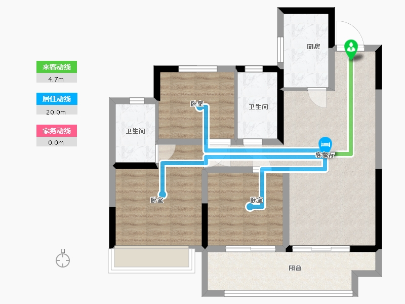 河南省-开封市-圣桦樾西湖-82.00-户型库-动静线