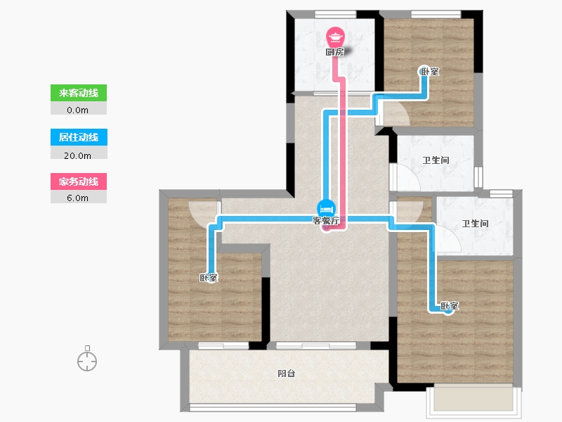 安徽省-阜阳市-融信乐澜雍锦半岛-88.01-户型库-动静线