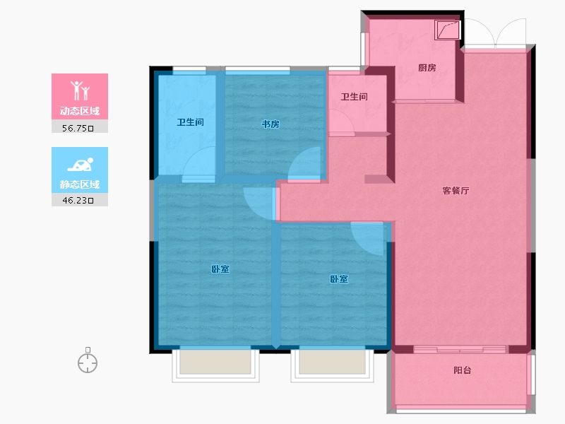 江西省-赣州市-星州润达国际城-92.01-户型库-动静分区