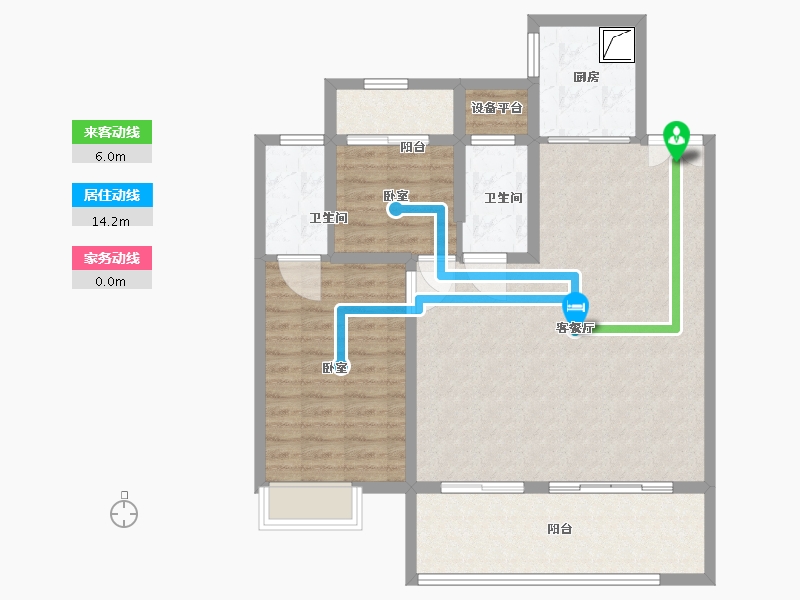 安徽省-安庆市-东方城市公园-94.01-户型库-动静线