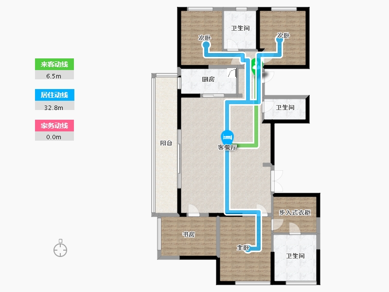 湖北省-武汉市-联投中心-157.12-户型库-动静线