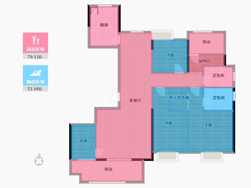 福建省-莆田市-联发君领兰溪-120.00-户型库-动静分区