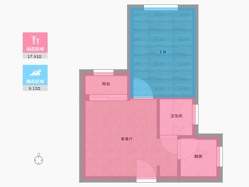 广东省-深圳市-中粮天悦壹号-23.53-户型库-动静分区