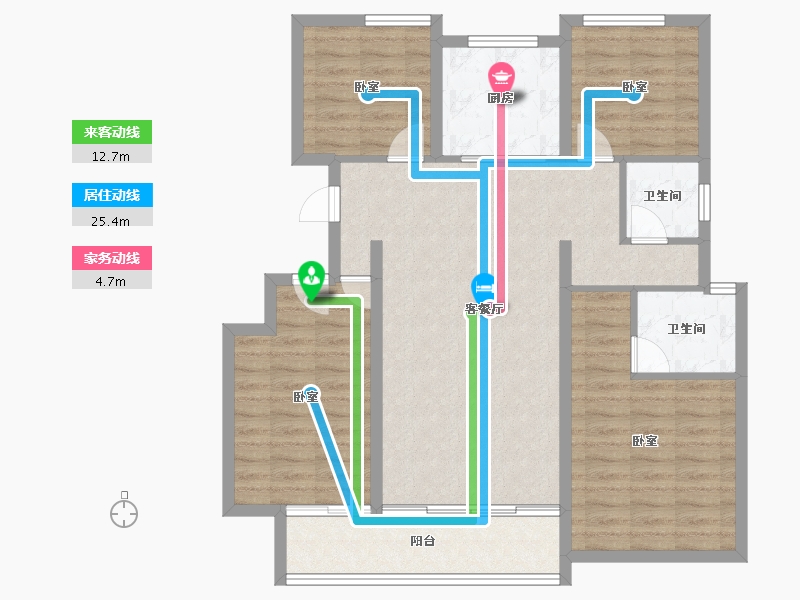 山东省-枣庄市-云溪九里-102.24-户型库-动静线