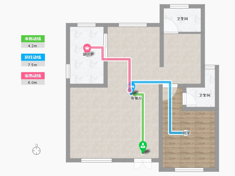 湖北省-黄冈市-桃花坞慢生活城-77.17-户型库-动静线