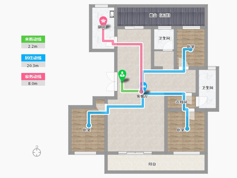 河南省-郑州市-豫发国园-104.27-户型库-动静线