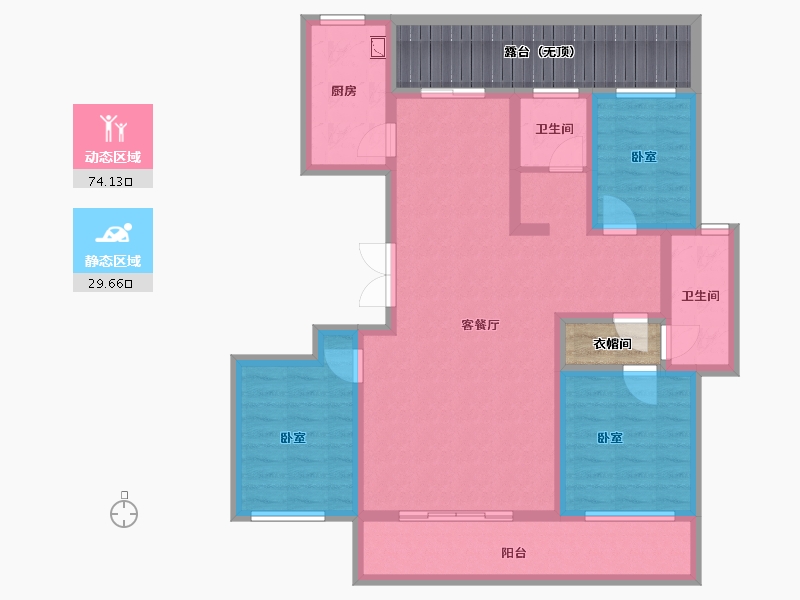 河南省-郑州市-豫发国园-104.27-户型库-动静分区