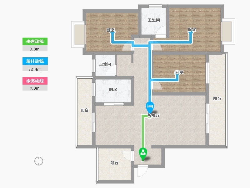 河南省-许昌市-怡通蓝堡佳苑-109.59-户型库-动静线