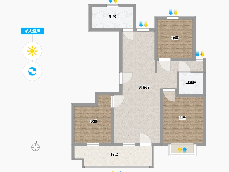 山东省-临沂市-掌舵龙湖-92.01-户型库-采光通风