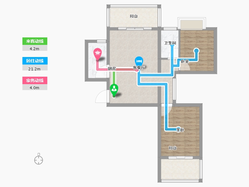 福建省-厦门市-永鸿南岸-73.00-户型库-动静线