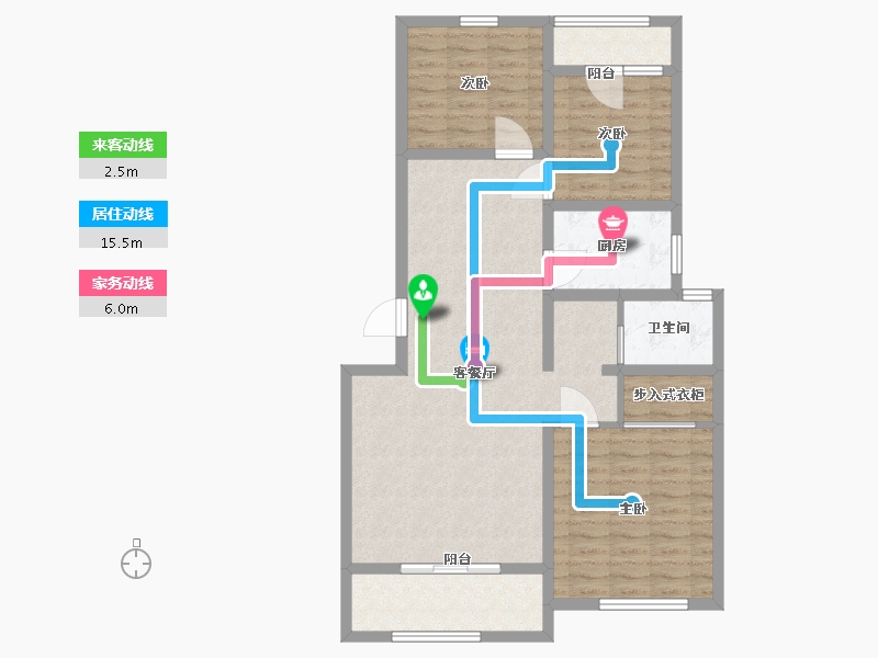 山东省-临沂市-优诗美地-96.01-户型库-动静线